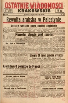 Ostatnie Wiadomości Krakowskie. 1936, nr 151