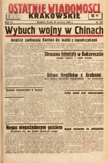 Ostatnie Wiadomości Krakowskie. 1936, nr 163