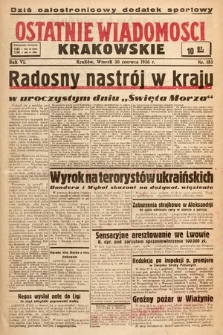 Ostatnie Wiadomości Krakowskie. 1936, nr 183