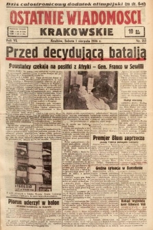 Ostatnie Wiadomości Krakowskie. 1936, nr 215