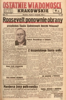 Ostatnie Wiadomości Krakowskie. 1936, nr 312