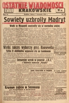 Ostatnie Wiadomości Krakowskie. 1936, nr 313