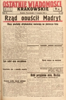 Ostatnie Wiadomości Krakowskie. 1936, nr 315