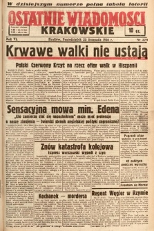 Ostatnie Wiadomości Krakowskie. 1936, nr 329