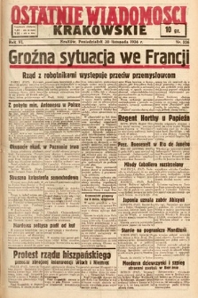 Ostatnie Wiadomości Krakowskie. 1936, nr 336