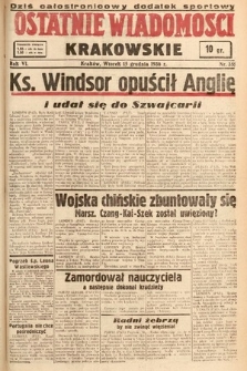Ostatnie Wiadomości Krakowskie. 1936, nr 351