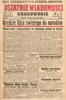 Ostatnie Wiadomości Krakowskie. 1936, nr 363