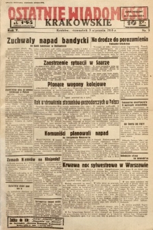 Ostatnie Wiadomości Krakowskie. 1935, nr 3
