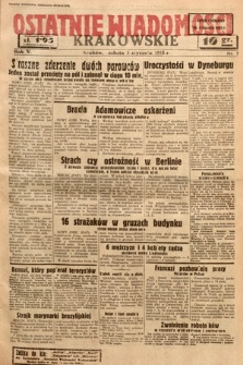 Ostatnie Wiadomości Krakowskie. 1935, nr 5