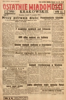 Ostatnie Wiadomości Krakowskie. 1935, nr 9