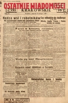 Ostatnie Wiadomości Krakowskie. 1935, nr 39