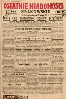 Ostatnie Wiadomości Krakowskie. 1935, nr 49