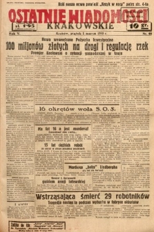 Ostatnie Wiadomości Krakowskie. 1935, nr 60