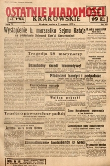 Ostatnie Wiadomości Krakowskie. 1935, nr 61