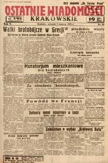 Ostatnie Wiadomości Krakowskie. 1935, nr 64