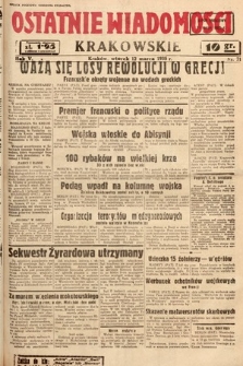 Ostatnie Wiadomości Krakowskie. 1935, nr 71