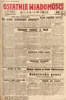 Ostatnie Wiadomości Krakowskie. 1935, nr 73