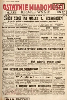 Ostatnie Wiadomości Krakowskie. 1935, nr 76