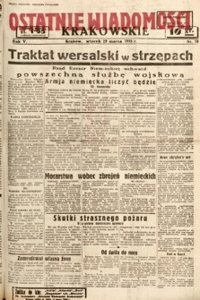 Ostatnie Wiadomości Krakowskie. 1935, nr 78