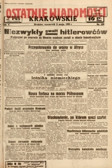 Ostatnie Wiadomości Krakowskie. 1935, nr 120