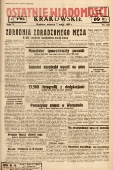 Ostatnie Wiadomości Krakowskie. 1935, nr 125