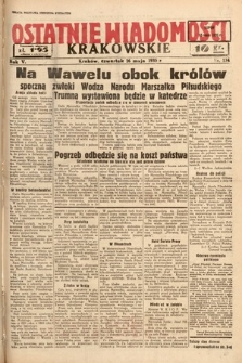 Ostatnie Wiadomości Krakowskie. 1935, nr 134