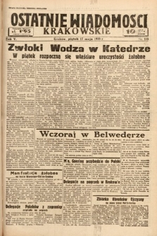 Ostatnie Wiadomości Krakowskie. 1935, nr 135