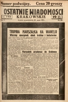Ostatnie Wiadomości Krakowskie. 1935, nr 138