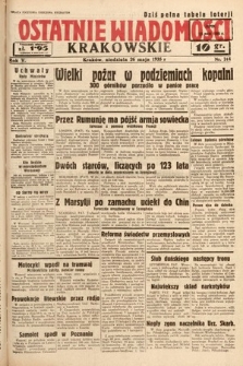 Ostatnie Wiadomości Krakowskie. 1935, nr 144
