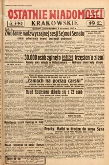 Ostatnie Wiadomości Krakowskie. 1935, nr 152