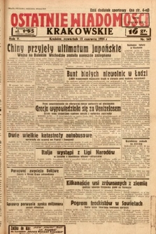 Ostatnie Wiadomości Krakowskie. 1935, nr 162