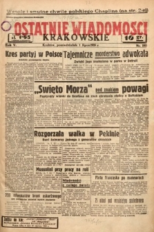 Ostatnie Wiadomości Krakowskie. 1935, nr 180