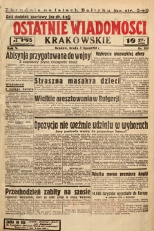 Ostatnie Wiadomości Krakowskie. 1935, nr 182