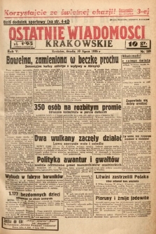 Ostatnie Wiadomości Krakowskie. 1935, nr 189
