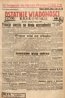 Ostatnie Wiadomości Krakowskie. 1935, nr 198
