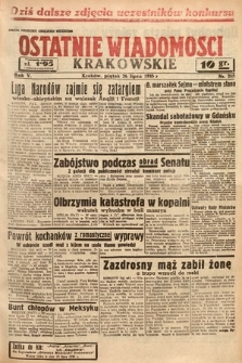 Ostatnie Wiadomości Krakowskie. 1935, nr 205