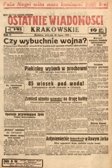 Ostatnie Wiadomości Krakowskie. 1935, nr 209