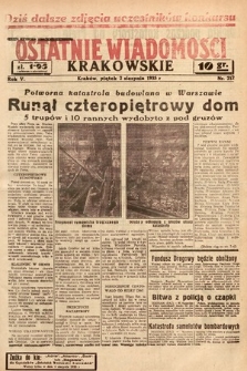 Ostatnie Wiadomości Krakowskie. 1935, nr 212