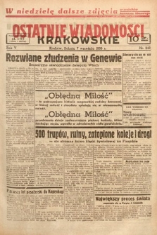 Ostatnie Wiadomości Krakowskie. 1935, nr 248