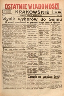Ostatnie Wiadomości Krakowskie. 1935, nr 252