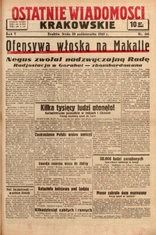 Ostatnie Wiadomości Krakowskie. 1935, nr 301