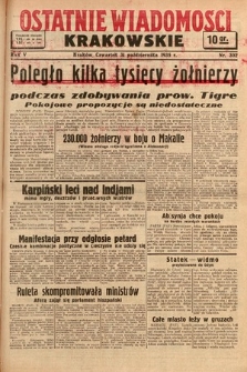 Ostatnie Wiadomości Krakowskie. 1935, nr 302