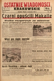 Ostatnie Wiadomości Krakowskie. 1935, nr 303