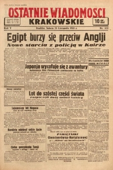 Ostatnie Wiadomości Krakowskie. 1935, nr 325