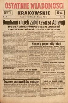 Ostatnie Wiadomości Krakowskie. 1935, nr 342