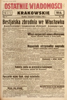 Ostatnie Wiadomości Krakowskie. 1935, nr 352