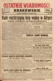 Ostatnie Wiadomości Krakowskie. 1935, nr 355