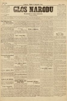 Głos Narodu (wydanie wieczorne). 1915, nr 13