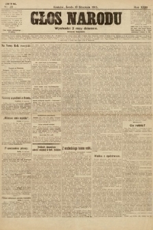 Głos Narodu (wydanie wieczorne). 1915, nr 22