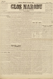 Głos Narodu (wydanie wieczorne). 1915, nr 84